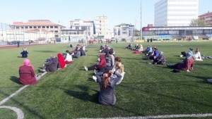 Sabah sporumuz başladı